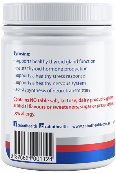 Cabot Health Tyrosine Pure 125g