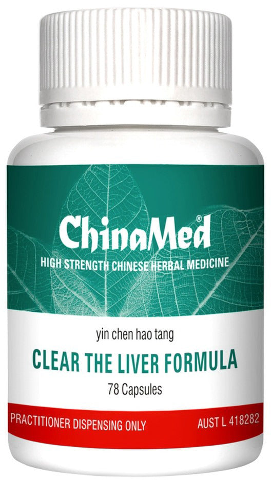 ChinaMed Clear The Liver Formula 78 Capsules