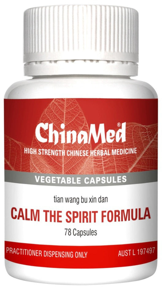 ChinaMed Calm The Spirit Formula 78 Capsules