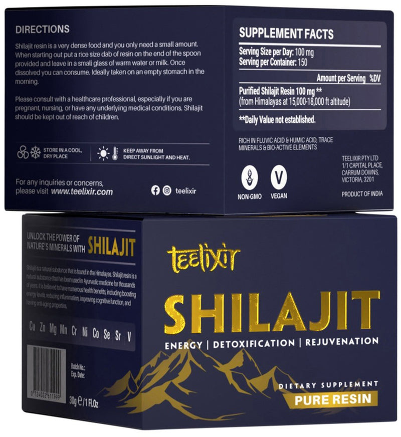 Teelixir Shilajit Pure Resin 30g