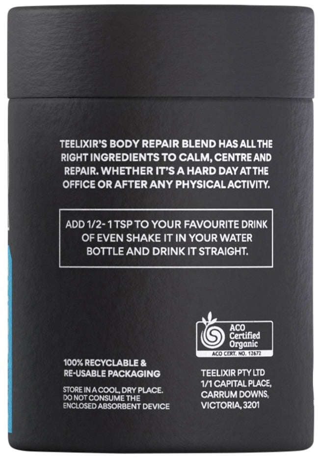 Teelixir Organic TLXR Body Repair Blend (Resveratrol Ashwagandha Reishi) 100g