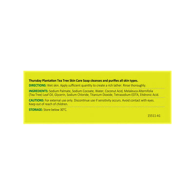 Thursday Plantation Tea Tree Skin Care Soap Bar 125g
