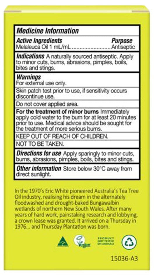 Thursday Plantation Tea Tree Oil 100% Pure