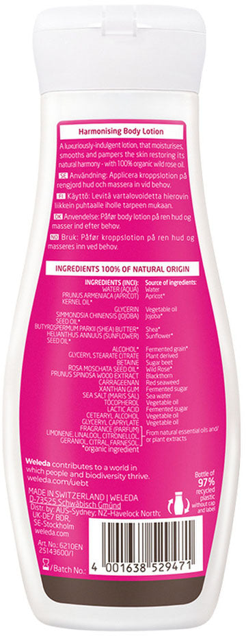 Weleda Body Lotion Harmonising (Wild Rose) 200ml