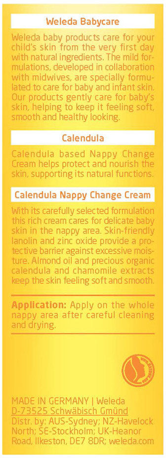 Weleda Baby Nappy Change Cream Calendula 75ml