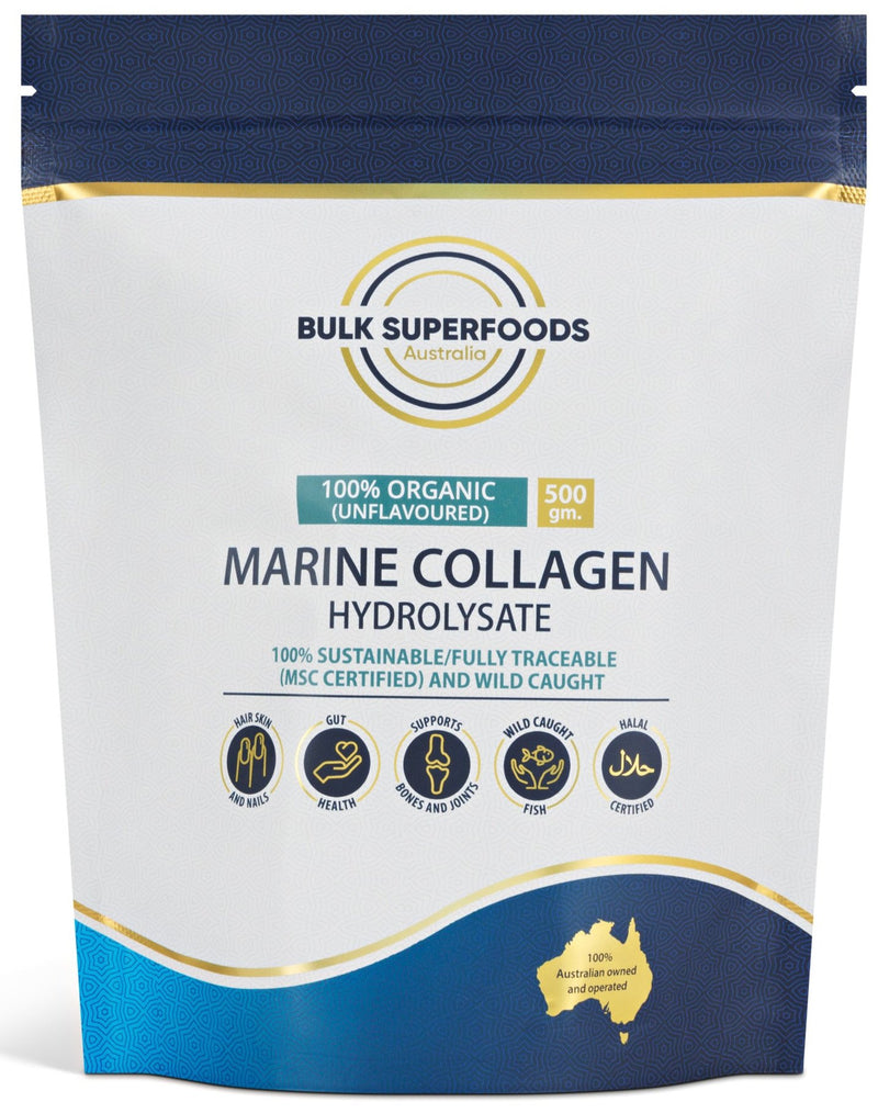 Marine Collagen Hydrolysate 500g by Bulk Superfoods