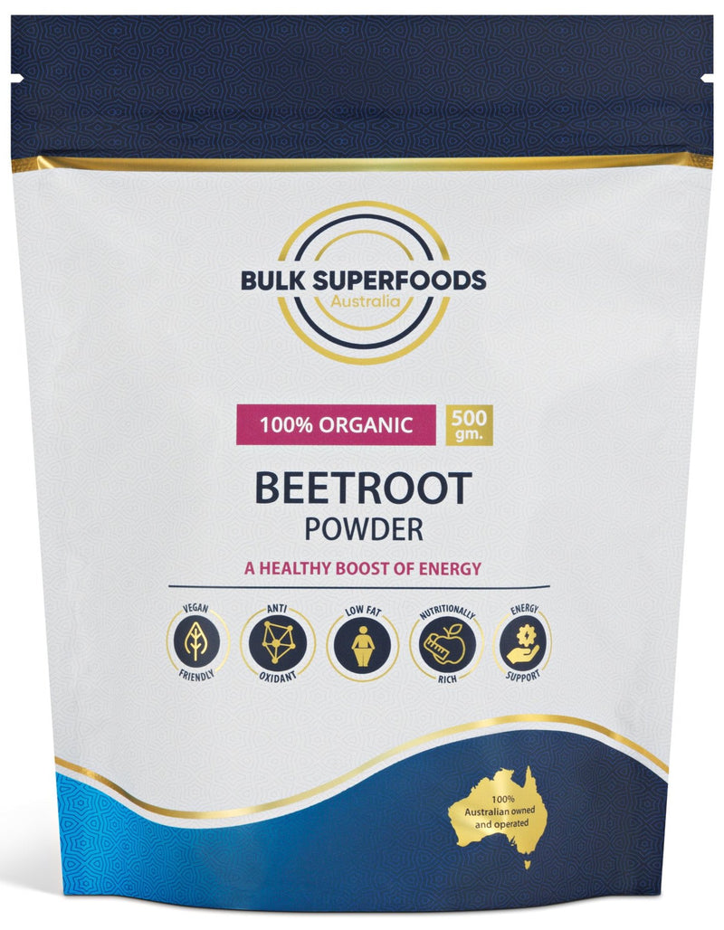 Organic Beetroot Powder 500G by Bulk Superfoods