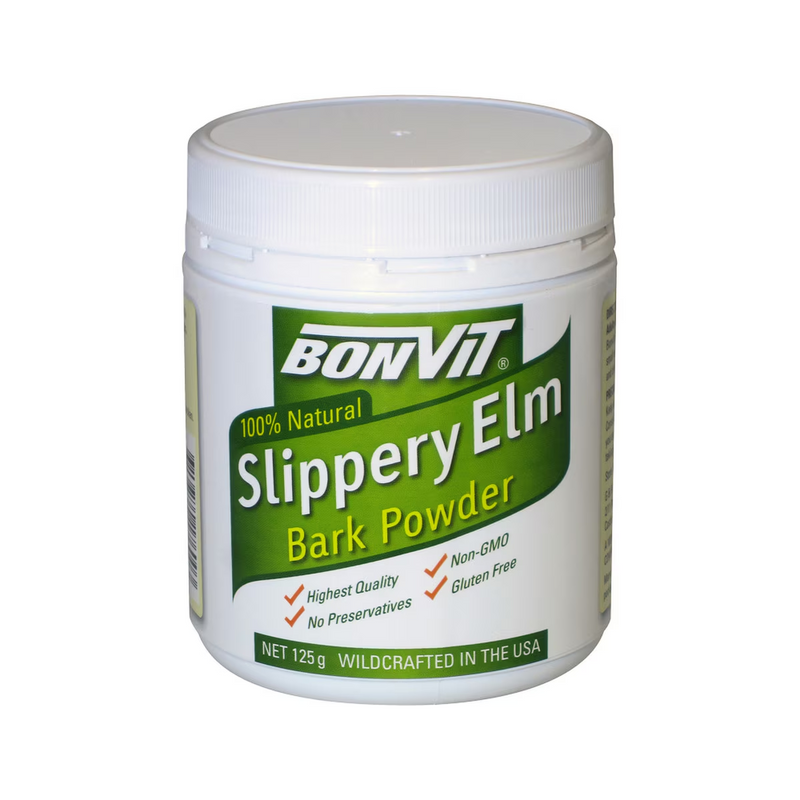 Bonvit 100% Natural Slippery Elm Bark Powder 125g